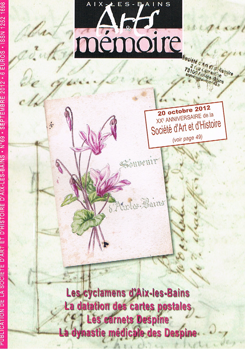 Arts et Mémoire n°69, Cyclamen