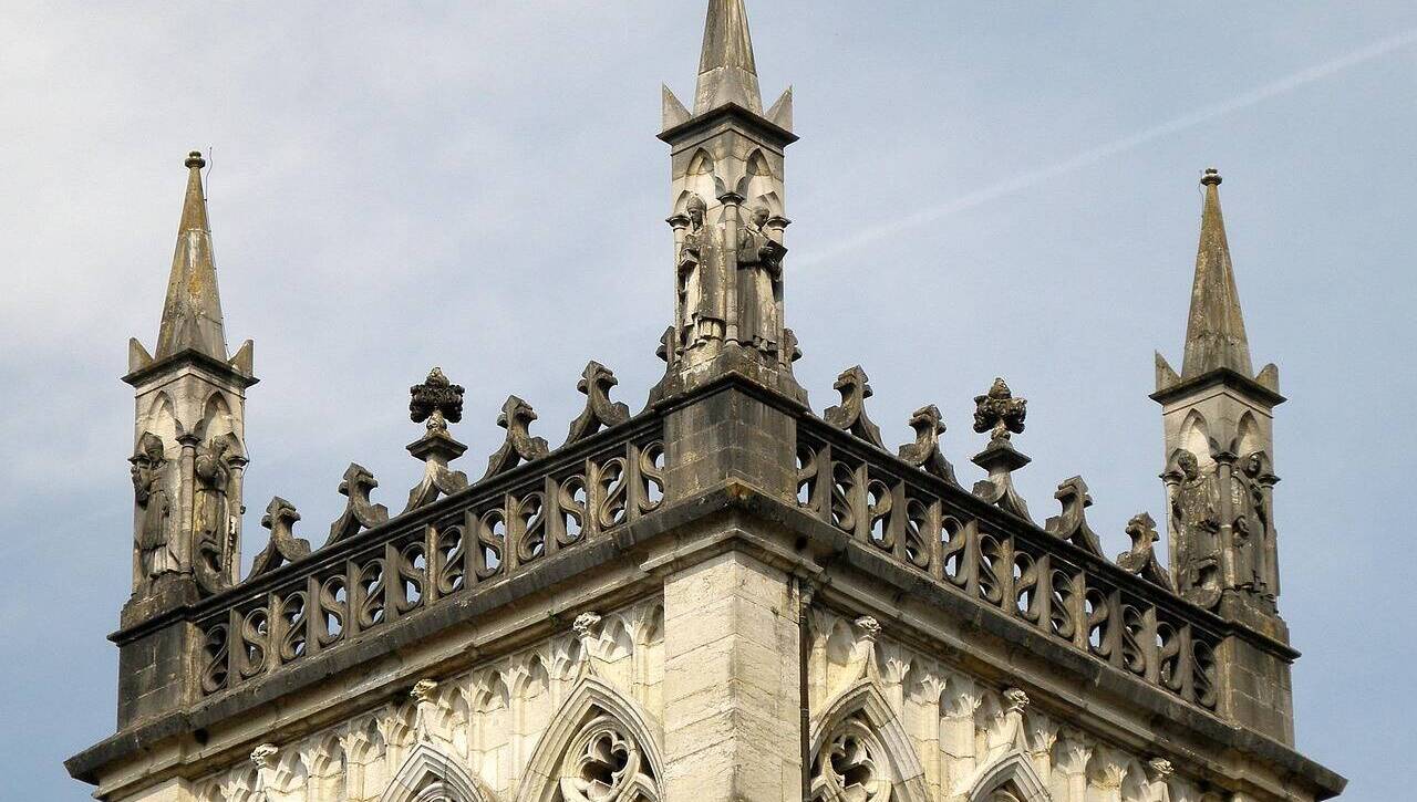 saint jean baptiste, cathedral, belley, france, tower, church, religious, architecture, historic
