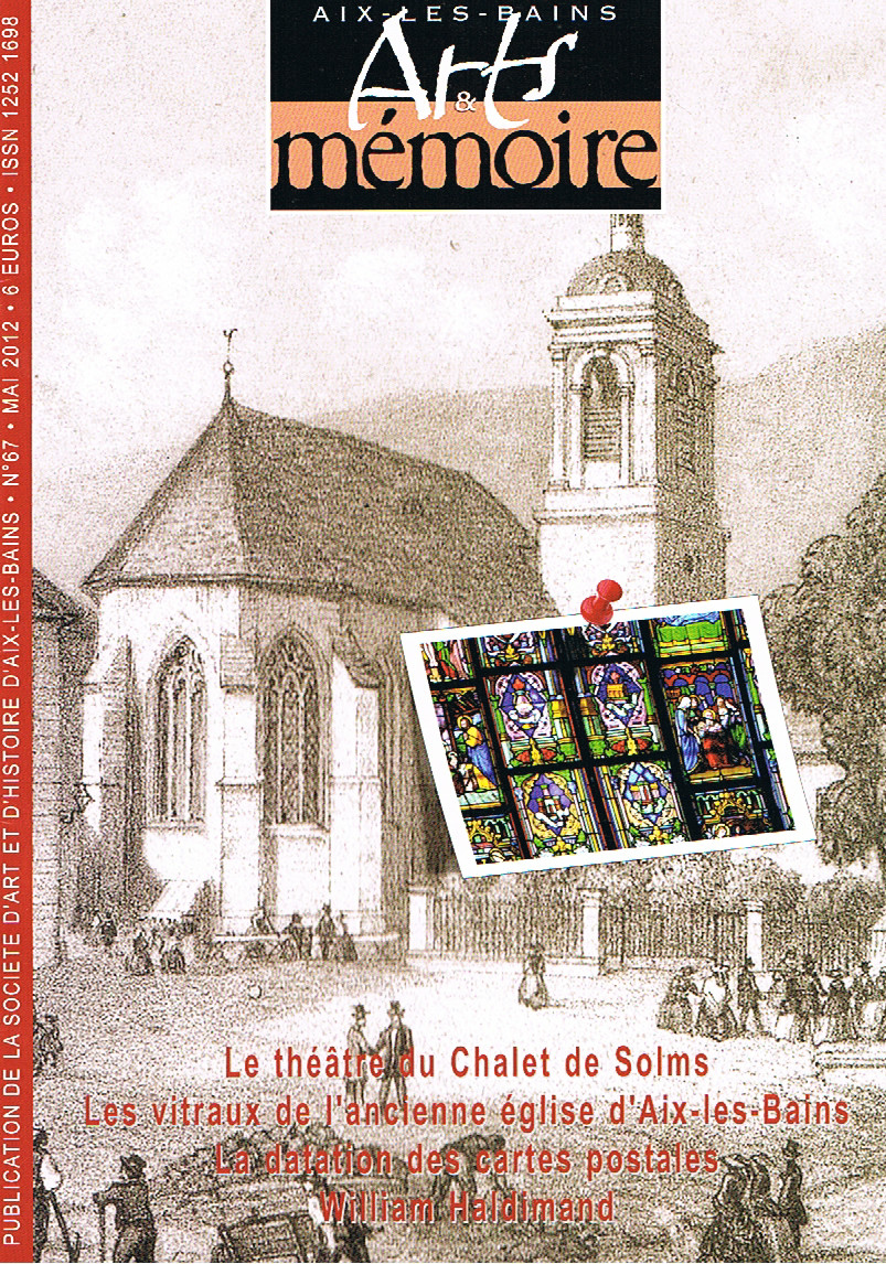 Arts et Mémoire n°67, chalet de Solms
