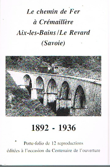 Album de cartes postales du chemin de fer à crémaillère du Revard