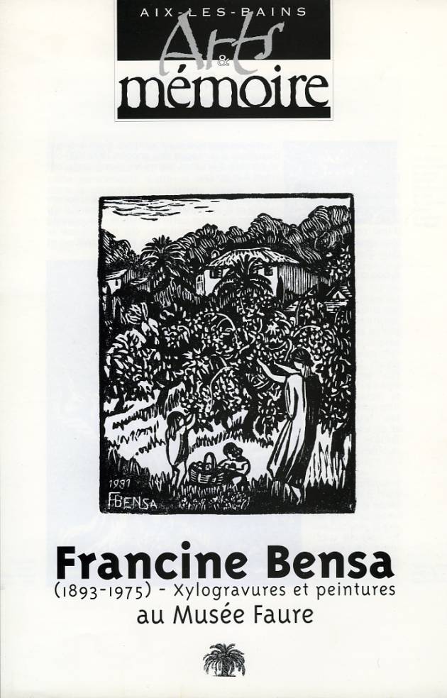 Arts et Mémoire n°16bis, Francine Bensa (Version numérique)
